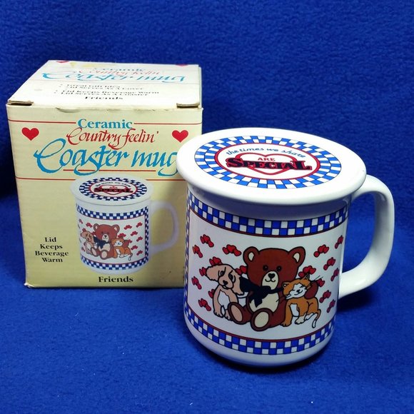 Giftco Friends Country Feelin' Mug With Lid Coaster Gift For Friend In Box - Picture 2 of 10
